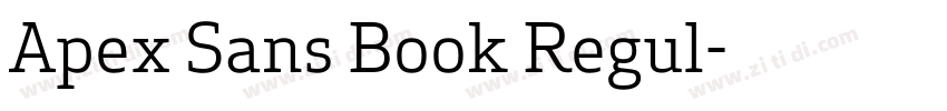 Apex Sans Book Regul字体转换